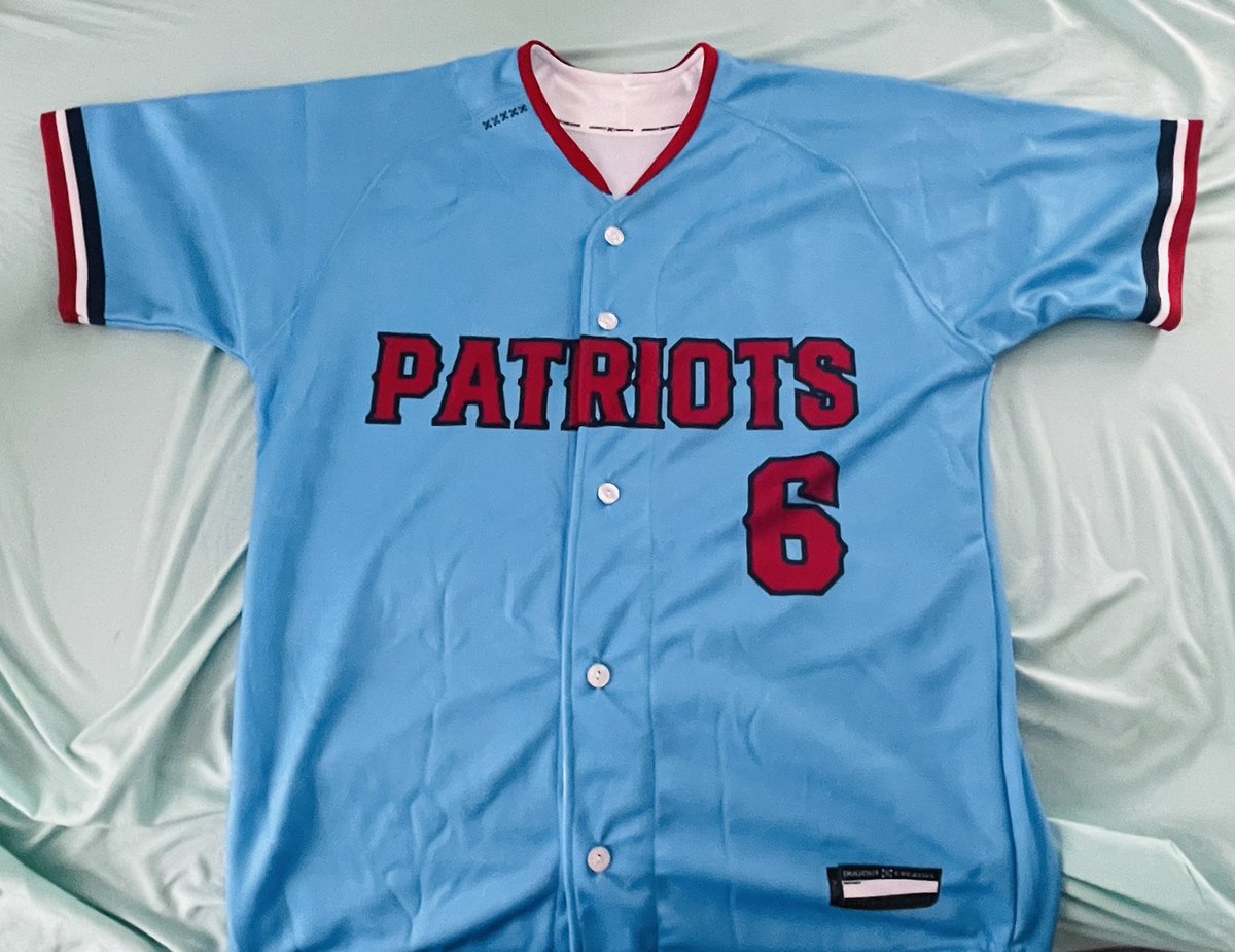 ScuffyMcGeeTV's tweet photo. Huge shoutout to @DugoutCreative for the jerseys for my softball team 🔥🔥🔥

Twins fans and fans of baby blue unks might enjoy these too

And yes our team is called the Patriots even tho most of us Jets fans but the name goes over 30+ years 😅 https://t.co/HqjrwPEaDl