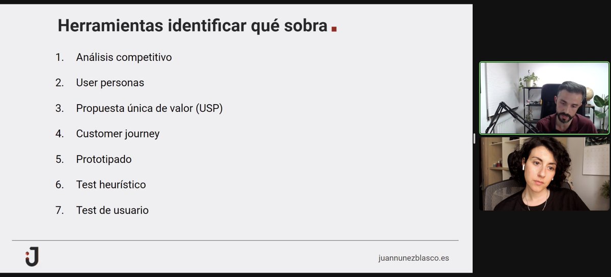 Mucho que rascar en esta charla que nos está dando <a href="/juannunezblasco/">Juan Núñez Blasco</a> sobre diseño minimalista (desde todos los ángulos) 👌