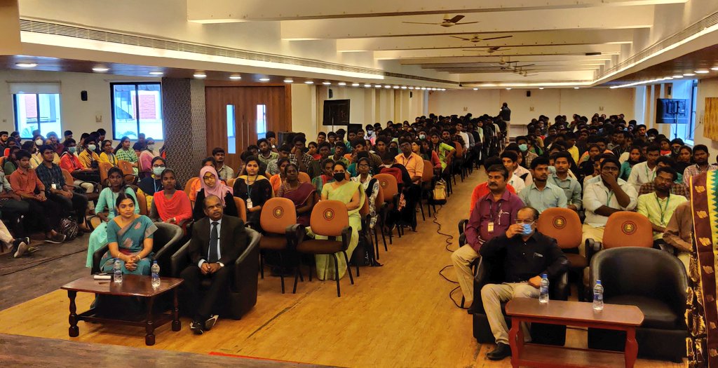 KCGtechnology's tweet photo. We thank Dr. A Sivathanu Pillai, Professor Emeritus - HITS, Father of Brahmos, Padma Bhushan, Padma Shri &amp; Order of Friendship Awardee for his talk on 'Technology for strong and Self-Reliant India-The Role of Youth' in our campus today
#NationalTechnologyDay #KCGCollege https://t.co/tOrPn8wmx6