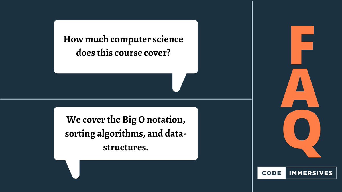 CodeImmersives's tweet photo. Have you ever wondered how much computer science our course covers?🤔

We would love to answer any other questions you may have. Feel free to drop them in the comments!👇 https://t.co/UDuupwgGqe