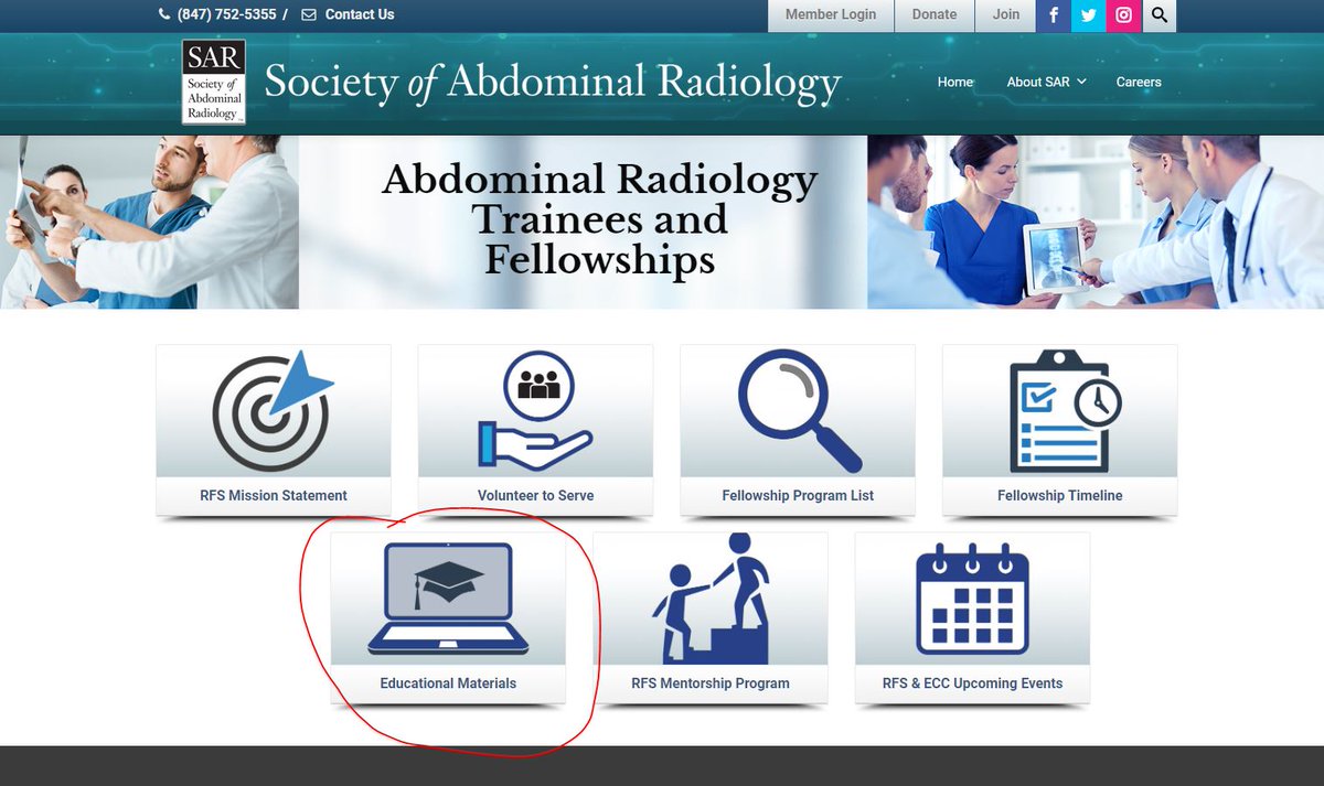 We are excited to announce our new educational resources for #RadRes and #AbdominalFellows on the @SocietyAbdRad website under the 'Education Materials' on the Trainee and Fellowship page. Check it out! abdominalradiology.org/educational-ma… @SAR_RFS @benWTmd @mpcaserta