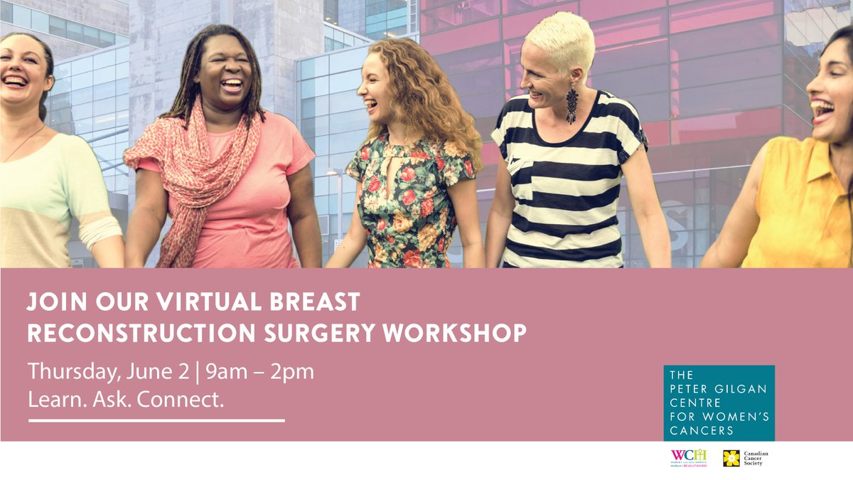 WCHospital's tweet photo. To learn more about #BreastReconstruction surgery and meet others who have been through it, register for our free, virtual workshop: https://t.co/TujuVJAYuf #EveryWomanEveryChance https://t.co/tZ8l4L8YdP