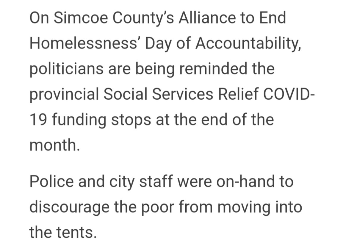 milkbagsactual's tweet photo. Just the DUMBEST, most performative nonsense. What else would tents be for??? Maybe let the people who need the shelter use them? #barrie https://t.co/U2u3KCeQui