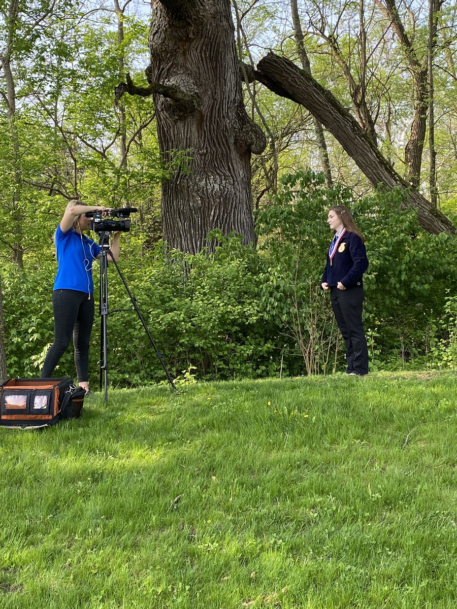 RossvilleFFA's tweet photo. Our National Land Judging Team was interviewed by Marlee Thomas from WLFI News Today! Congratulations! @Marlee_ThomasTV @RossvilleSchool https://t.co/ZDDpXnE6TC