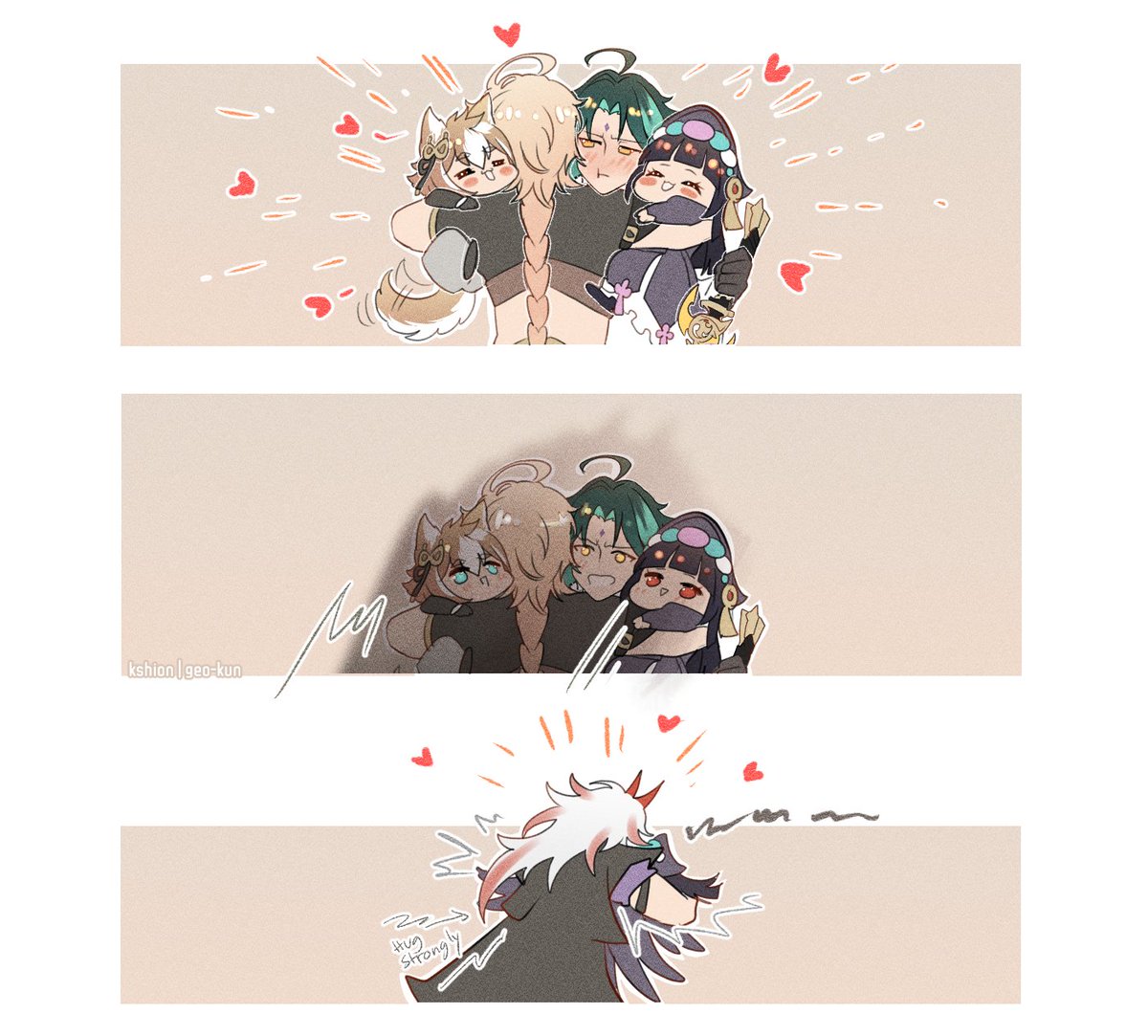 🔸// Golden Mistsplitter! (´∀｀) [2/2]

#Xiao #Aether #Itto #Gorou #Yunjin