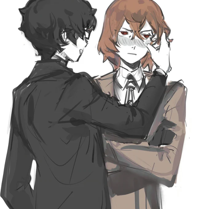 I think I have some weird kind of love for blushing + annoying akechi 