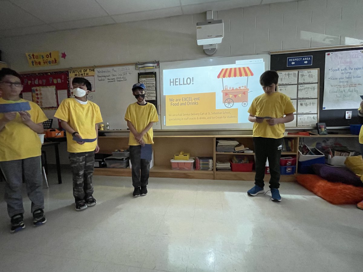 mrs_kitney's tweet image. EXCEL-ent Food & Drinks pitch on Drangon’s Den @SebastianDPCDSB #EXCELclass