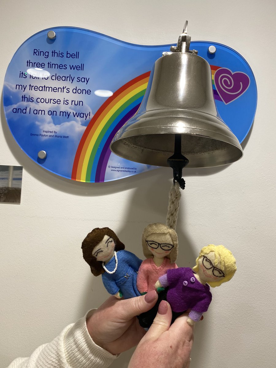 Pmshoopycanary's tweet photo. CHEMO FINISHED 😁Thank you to my friends Liz,Diane and Tricia 👇who accompanied me to every treatment in doll form 😂everyone at @TheChristie and @boltonnhsft #Churchillunit from the bottom of my heart ❤️ #ringmybell #breastcancer https://t.co/QsUszgnnqf