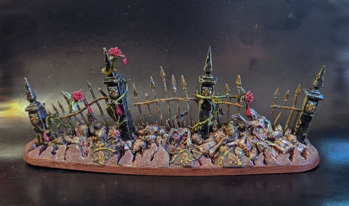 Foandgeld's tweet photo. Endless Spells: Flesh-eater Courts Part 2 of 3
https://t.co/WRNs6UryVr
#citadel #gamesworkshop #miniatures #minipainting #painting #paintingwarhammer40k #tabletopgaming #wargaming #warhammer #WarhammerCommunity @WarhammerOfficial #wh40000 #wh40k #EndlessSpells #AgeofSigmar https://t.co/hfyHII78Rr