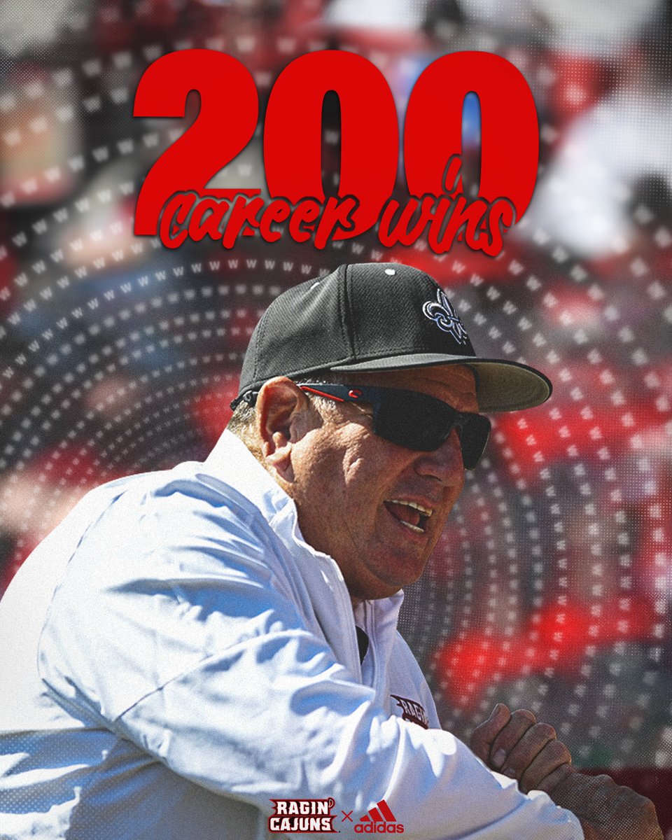 RaginCajunsSB's tweet photo. 2️⃣ 0️⃣ 0️⃣ for @GerryGlasco! 👏

#GeauxCajuns ⚜️ https://t.co/Jmj9HgD0hK