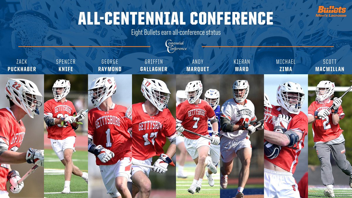 gburgbullets's tweet photo. Congrats to the 8️⃣ members from @Gburg_MLax named to the All-Centennial Conference Team‼️🔥🔥🔥 #gobullets🔶🔷 #bulletsmlax #centconf #d3lax https://t.co/hXGqY18CDg
