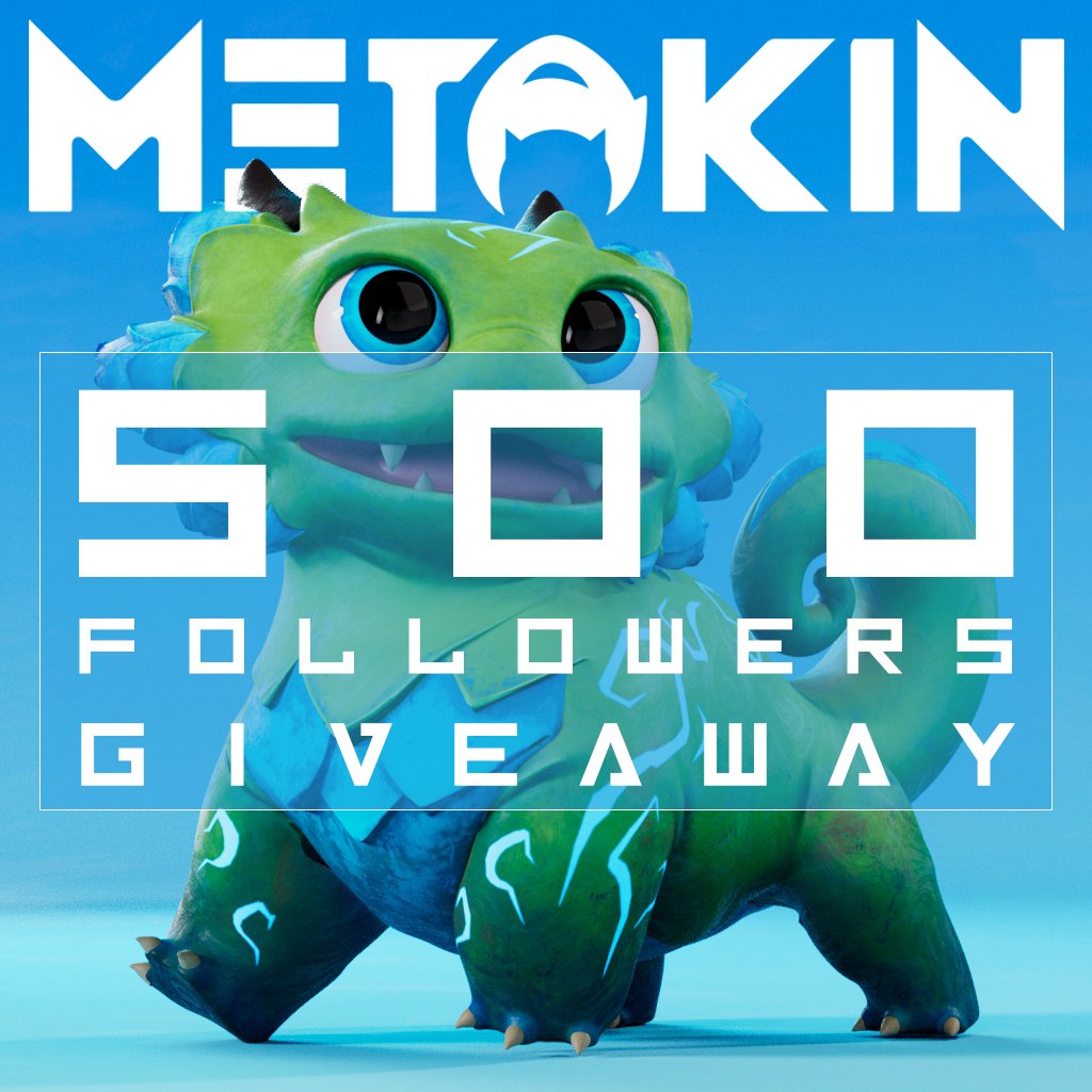Time to hit the 500 followers milestone! We are giving away 5 Metakin AL spots to our followers as soon as we cross the 500 mark!! 🐣

Get us over the line by:
✅Following
✅Retweeting
✅Tagging Frens