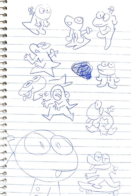 got back my box of stuff from the old netflix building…here's a few centaurworld drawings i found 