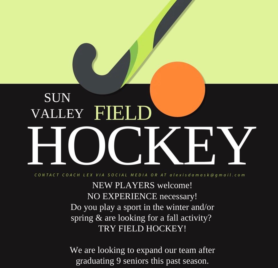 We are looking to expand our team this upcoming season! Please reach out if you are interested or have any questions! 🏑