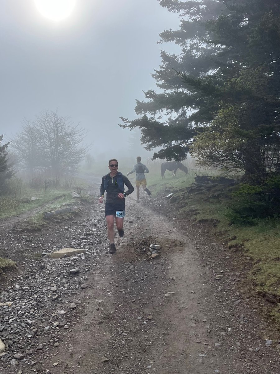 Cjeige's tweet photo. Spent last 2 weekends in my 40s running 2.5 trail races @USNWCTuckFest Trail 1/4 marathon &amp; 1k Kids Run (Jake’s 1st race); Grayson Highlands trail 1/2 marathon. 20 miles &amp; 3,300’ of elev. gain, guess I’m ready for my next decade of adventures.
#49andstillmoving
@BenEige @runbum https://t.co/VBzS1RPuiG