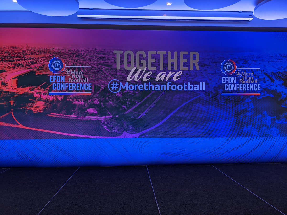 fox_damon's tweet photo. Great experience at my first @EFDN_tweets Conference. Loved meeting so many of you & the great work your clubs #communitytrusts & #foundations are doing around #europe. Thanks to #EFDN staff for the hospitality #EFDNConference #Morethanfootball https://t.co/o59SsNgiKS