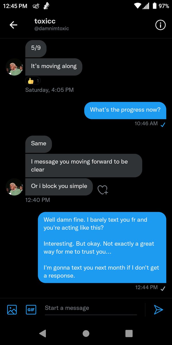 Leranort1's tweet photo. I think I got scammed...
Gonna see how it goes tho. I really wanna give the 11k follower account to somebody. https://t.co/kx8hpyZgGZ