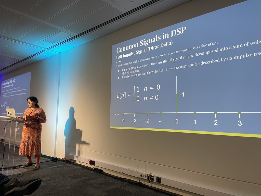 The <a href="/audioprogrammer/">The Audio Programmer</a> London meetup is back! Today we meet in person again for the first time since covid, with <a href="/Madammodular/">Rachel Locke</a> kicking off the meetup with a talk about common DSP signals and transformations!