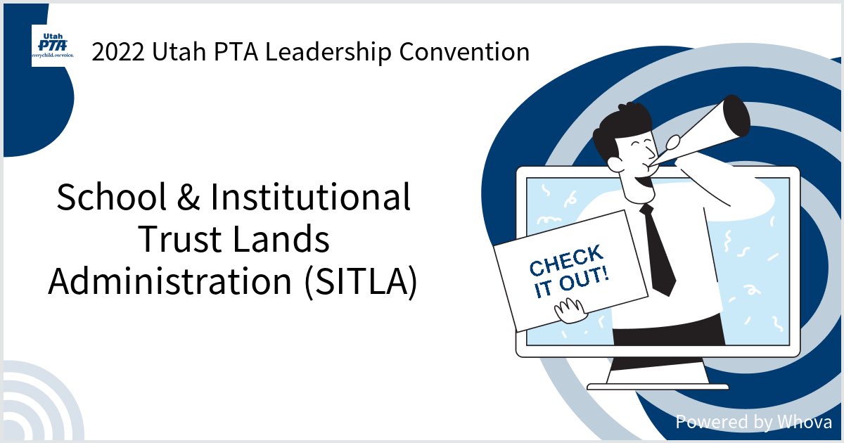 chelsmeacham's tweet photo. Come check us out at 2022 Utah PTA Leadership Convention! #HowDoYouPTA2022 #WhyIPTA2022 #2022UtahPTA - via #Whova event app https://t.co/nbO7c7rpp5