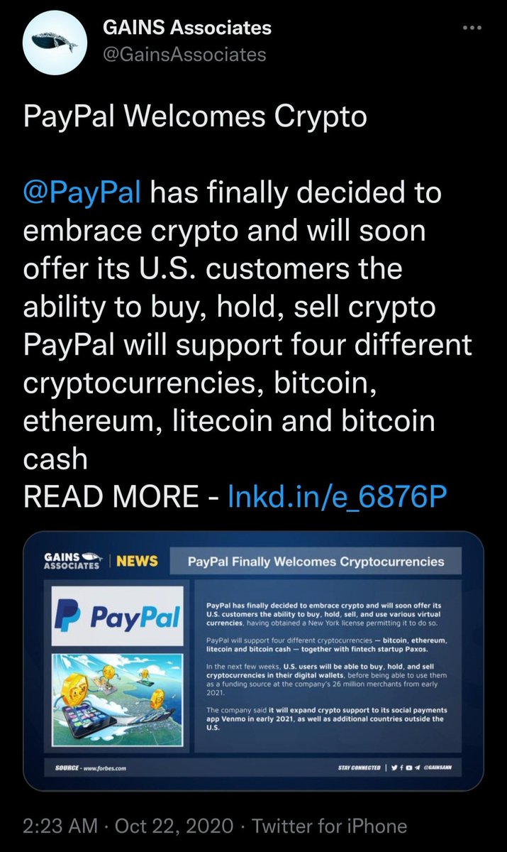 zapzapparoo's tweet photo. Just a pic thread for all the Fudder's. Made from a 5 min search. Imagine what some real Twitter digging would find.

Don't forget El Salvador and Africa made BTC THEIR CURRENCY.

#bitcoin #crypto #fud https://t.co/ohfzGlk0GJ