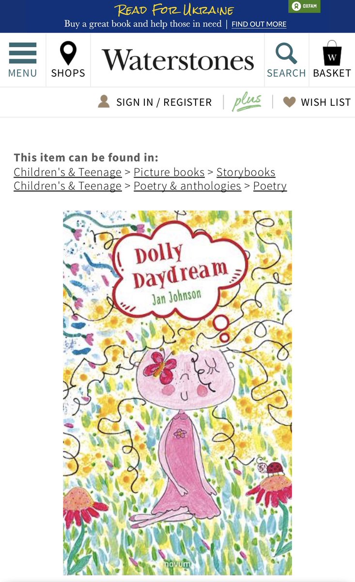 janettoart's tweet photo. @JansDolly Is now available @Waterstones 🎉🎉🎉 #DollyDaydream #Waterstones https://t.co/zujJfPcvCk