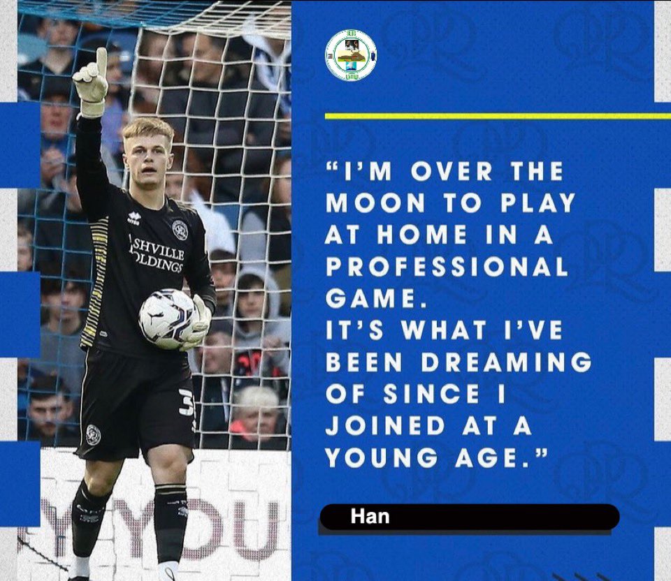 FcGlug's tweet photo. Our young shot stopper Han made his Glug debut 7 months ago today, ever since the fans have fallen in love 🎶i’m feeling it🎶 #GGGC https://t.co/jzKqEgIiW0