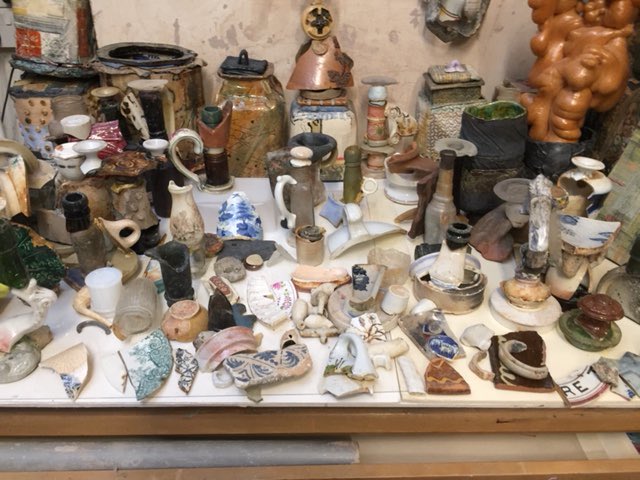 We are looking forward to being back  @GroundworkKL on Sun 15th for the Artist Forager event starting at 2pm. 
To book a ticket go to nnfestival.org.uk/whats-on/the-a…
<a href="/NNFest/">Norfolk & Norwich Festival</a> 

For a relaxed afternoon of foraging, observing and documenting 

Image #RobertCooper studio in South London.