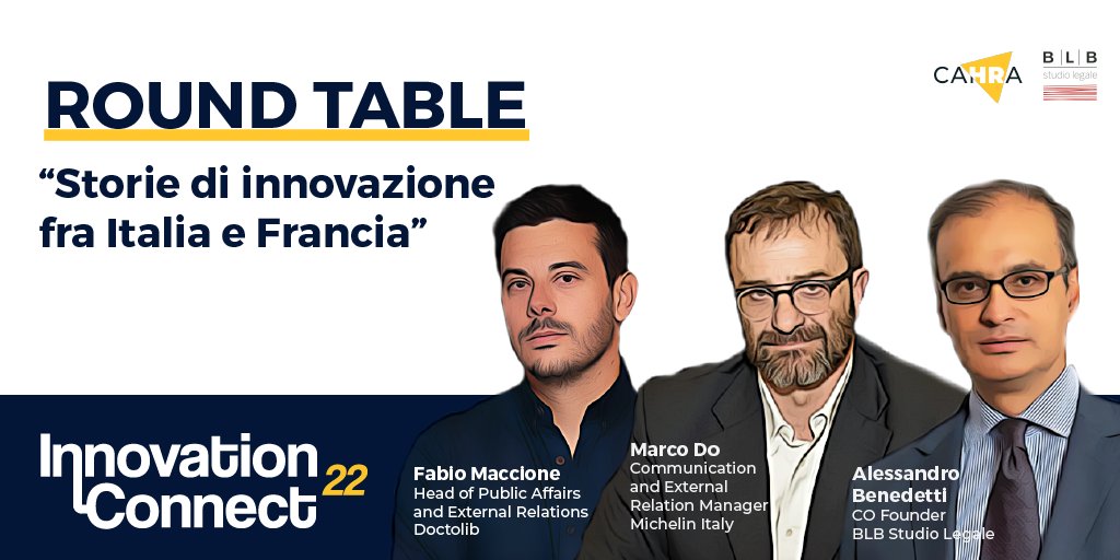 CAHRA_Simonelli's tweet photo. ⏮ 𝑰𝒏𝒏𝒐𝒗𝒂𝒕𝒊𝒐𝒏𝑪𝒐𝒏𝒏𝒆𝒄𝒕22’s #Rewind | Passiamo alla Round Table “Storie di #innovazione fra #Italia e #Francia" che vedeva come protagonisti @FabioMaccione @doctolib, @ale8164 @BLBStudioLegale e @MarcoDo10 @Michelin.

👉 https://t.co/6k9nQdj2eB

#PMI #OpenInnovation https://t.co/L6vCXtC0h9