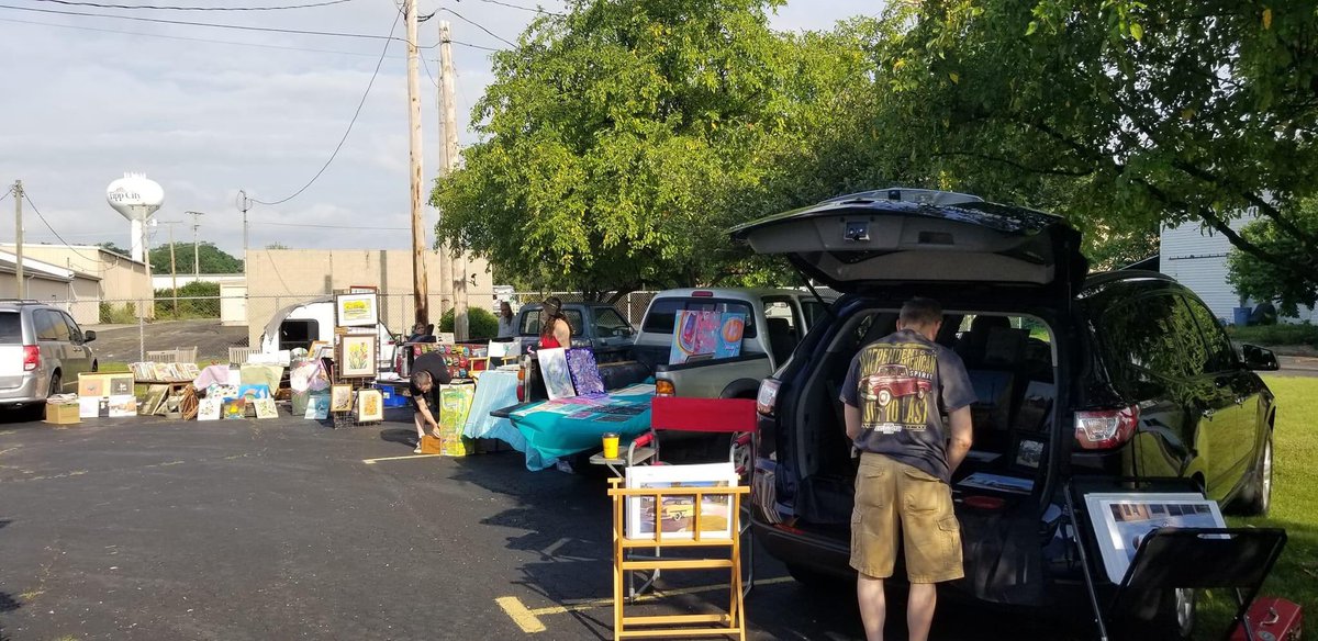 ArtsTipp's tweet photo. VENDERS no fee to set up (call, text or email for details or to register) Handcrafted items only

Tipp CIty TRUNK SHOW June 18 2022  10 to 4
Rusty Harden Studio 
      abrushwithrusty@msn.com 
       937-418-4284 https://t.co/Si0rvt7Cuu