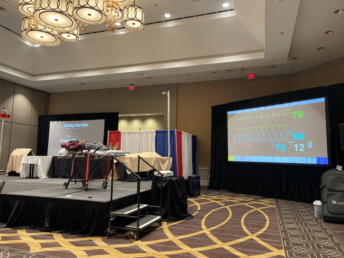 <a href="/UAMS_EM/">UAMS EM</a> is at #SAEM22 in #NOLA! So far it's mostly been good food, seeing old friends, and celebrity sightings, but upcoming Dr. <a href="/jarthurEM/">Jason Arthur</a> is presenting a poster on #POCUS nerve blocks and some of us will be at #simwars shortly! And that's just today!