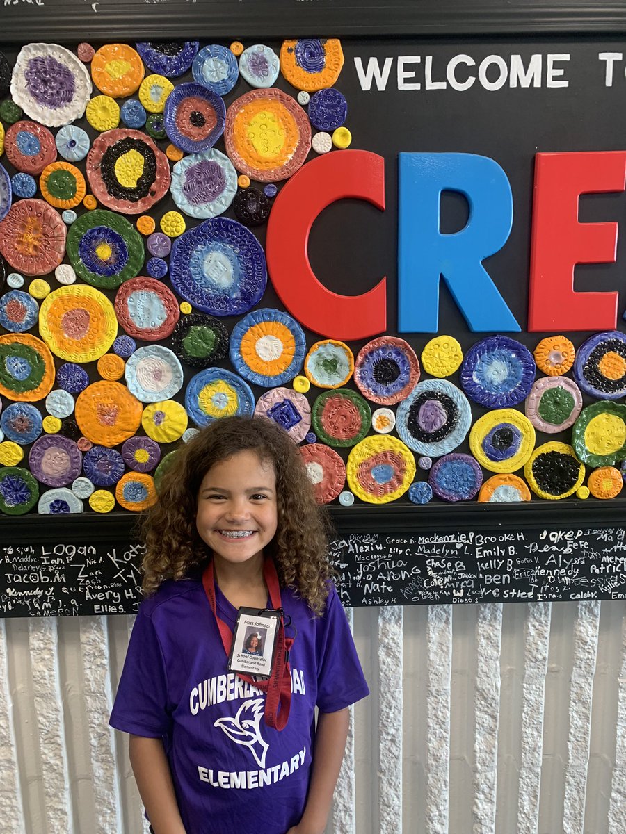 CRE Counselor for the Day! It was so much fun to work with Elise today! She taught third graders, helped in the cafe and worked with small groups. @MrsRentCRE <a href="/CRE_PTO/">CRE PTO</a> <a href="/CREhseIN/">Cumberland Road Elementary</a>