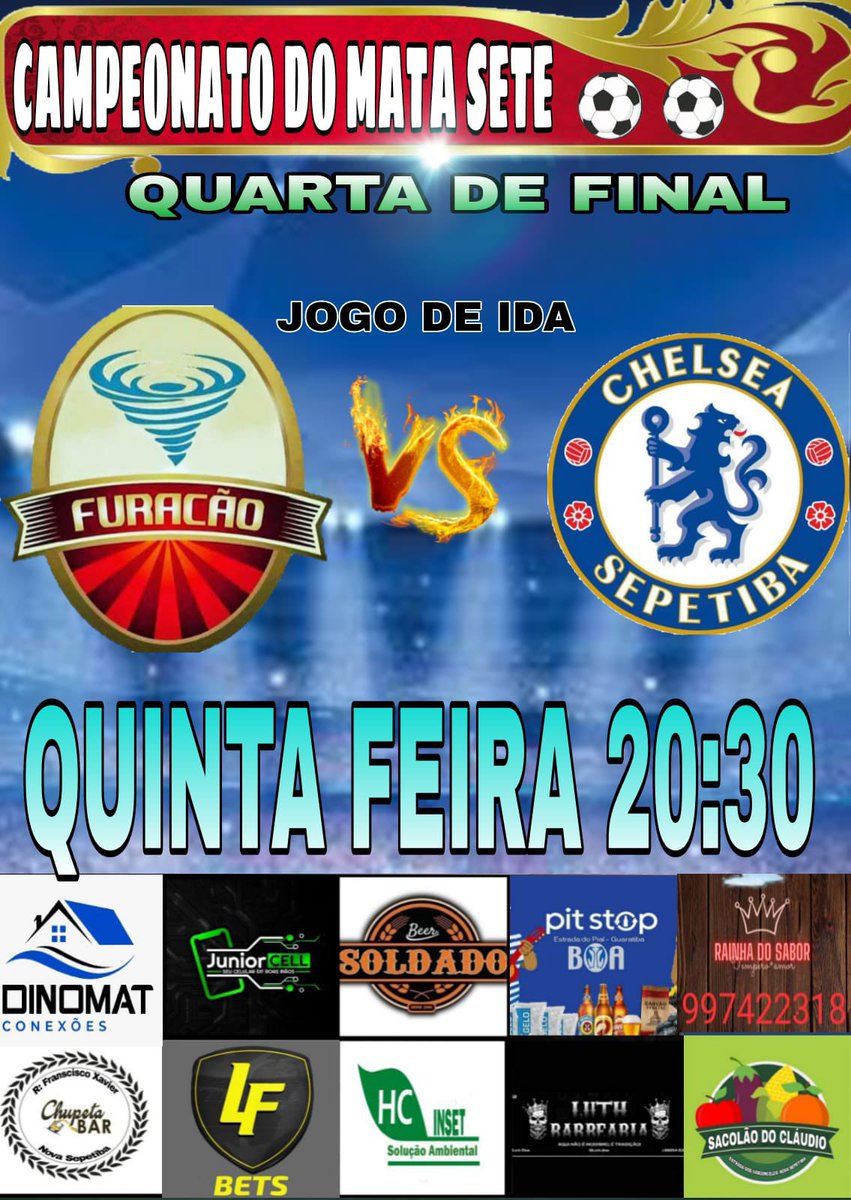 ChelseaSepetiba's tweet photo. VAMOS PARA PRIMEIRA GUERRA DO MATA MATA, #AVANTECHELSEA 💪🏽🔵⚪️🏆 https://t.co/mNOPU3cGL3