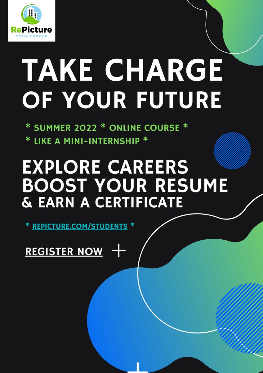 Join RePicture and show you did something meaningful summer!
Come to explore careers, grow your network, improve your professional skills, and boost your resume.
Come away with tools &amp; insights to help you make better career choices in school and beyond. #STEM #CareerExploration