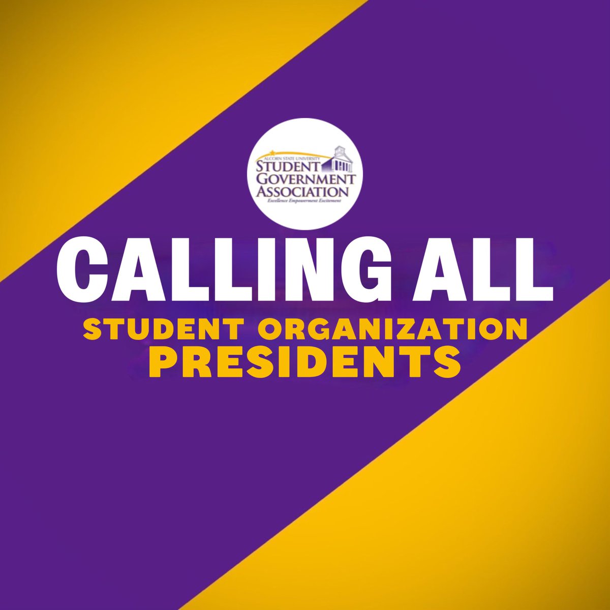 ASUstudentgov's tweet photo. ‼️‼️We want your voices to be heard !!🗣 Calling all Presidents of any registered student organization, newly elected or from the 2021-2022 academic year. Please inbox/Direct Message this page https://t.co/OS0VOUqT95