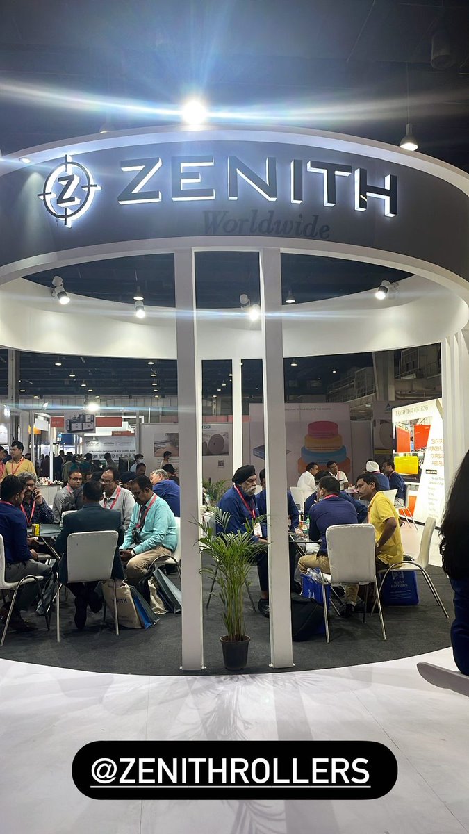 ZENITHROLLERS's tweet photo. Some glimpses of our Stand at PaperEx event.
.
.
.
.
#paperex #exhibiton #event #paperindustry #pulpandpaper #printingandpackaging #zenith #papermill #greaternoida #delhincr #india #twitterhub https://t.co/W474DYsz59
