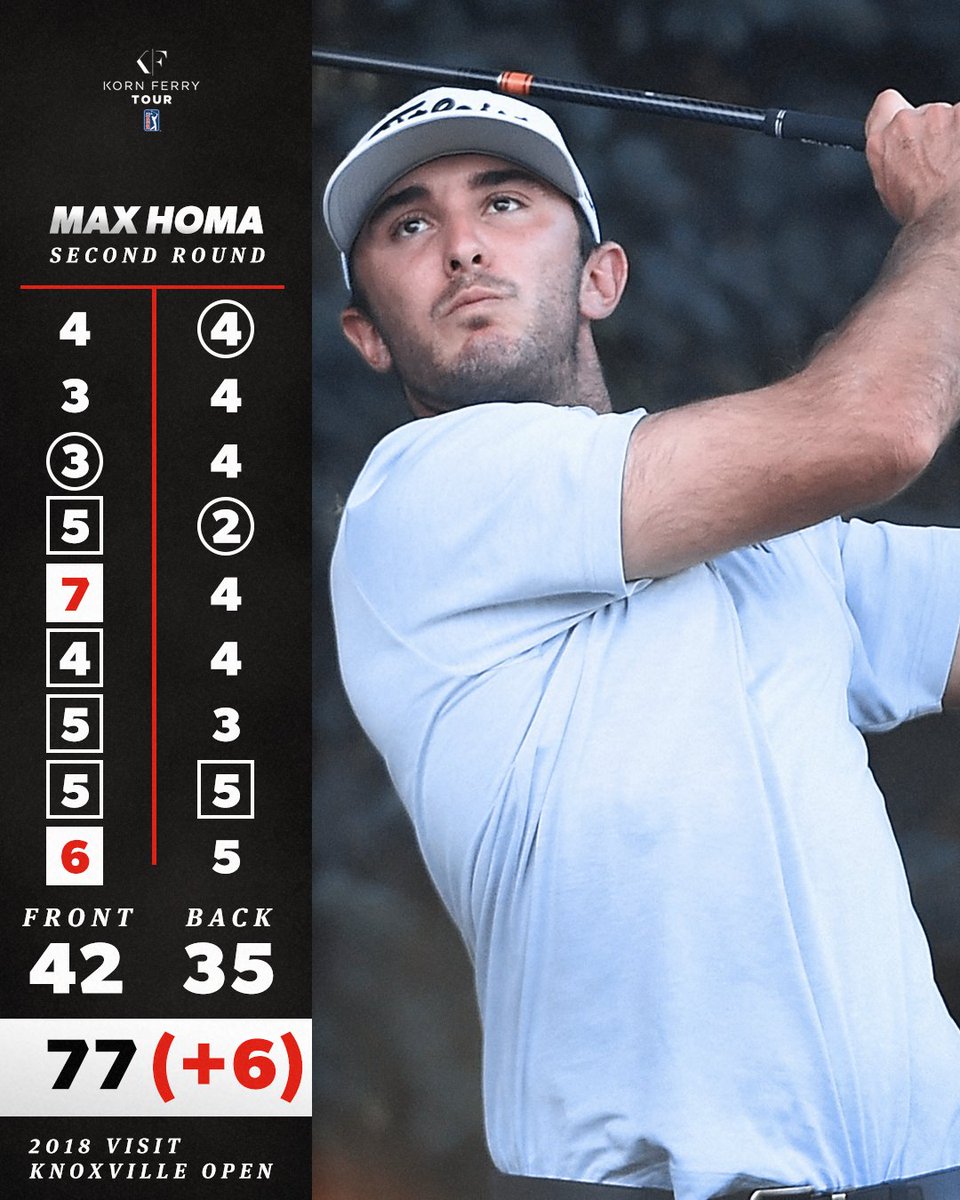 On this day four years ago @maxhoma23 shared last place and missed the cut @visitknoxopen. 😳