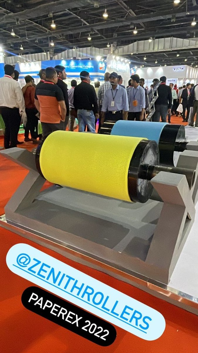 ZENITHROLLERS's tweet photo. Some glimpses of our Stand at PaperEx event.
.
.
.
.
#paperex #exhibiton #event #paperindustry #pulpandpaper #printingandpackaging #zenith #papermill #greaternoida #delhincr #india #twitterhub https://t.co/W474DYsz59