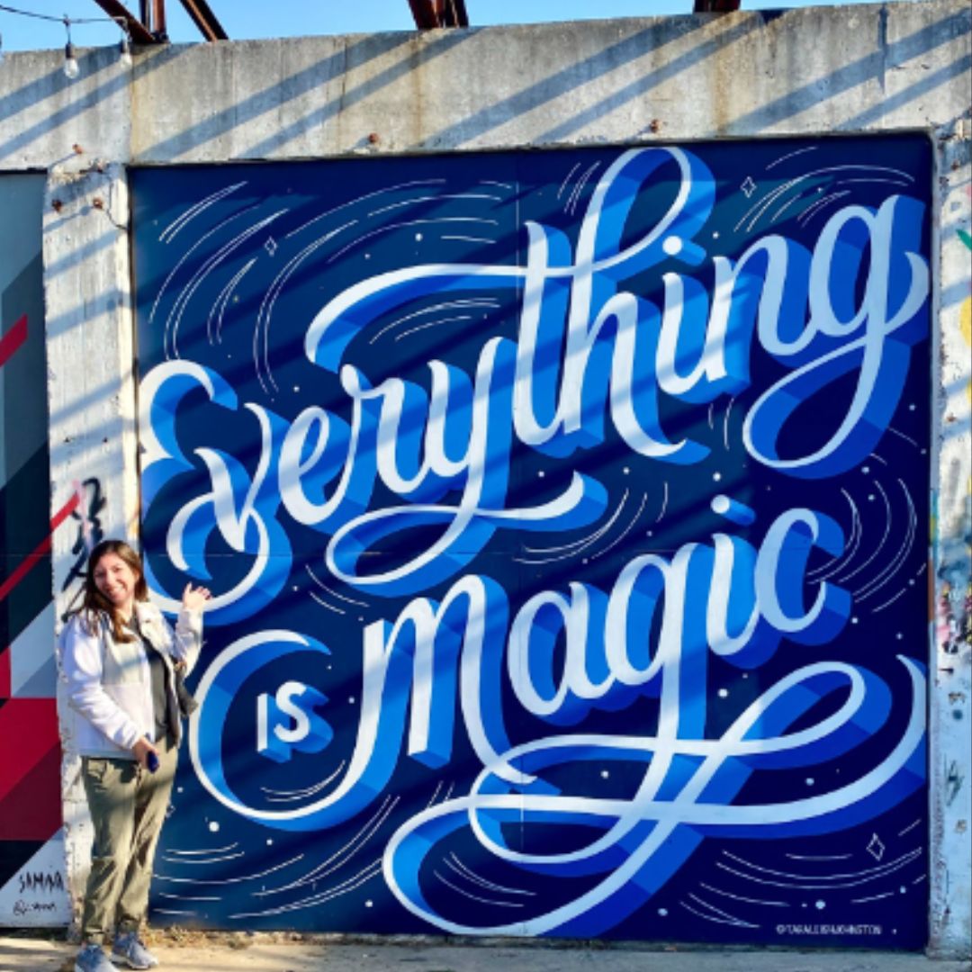 “Everything is magic.” If we see it that way.
#WanderlustWednesday #SanAntonioMurals #Magic