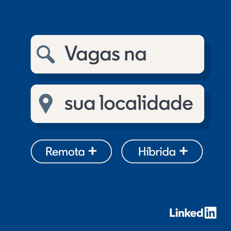 LinkedIn's tweet photo. Não importa o tipo de trabalho que você procura: conte sempre com o LinkedIn. Baixe o aplicativo agora mesmo e comece a pesquisar sua próxima oportunidade.