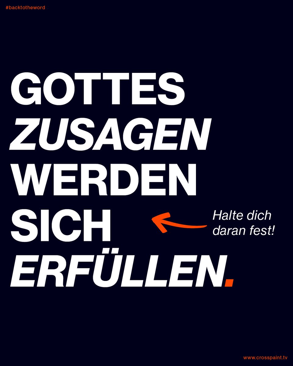 Crosspainttv's tweet photo. Wir haben 💯% Gewissheit!

Was für eine lebendige Hoffnung für uns! Wir wissen schon heute von unserer herrlichen Zukunft. Unser Herr kommt bald!

#MARANATHA

#erfüllung #gewissheit #hoffnung #gotteszusage #gotteswort https://t.co/7Y3RUzU9lA