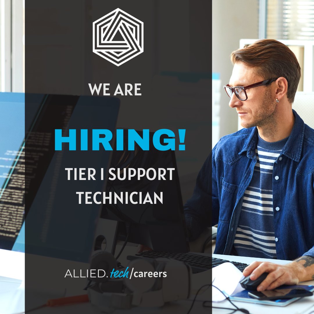 meetALLIED's tweet image. It is time to join our team! 
Allied Business Solutions

allied.tech/careers

#jobs #careers #absolutions #applytoday #2022jobs #hiring #allied