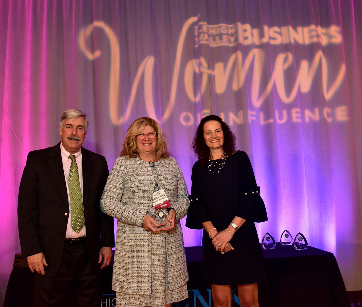 BarryIsettAssoc's tweet photo. The @LVB_com held the 2022 Women of Influence awards ceremony on May 4th at DeSales University. Candace Hickey, PE, Isett's Geotechnical Department Head, was recognized in the Circle of Excellence. Congratulations to all the honorees! #team #award #workingatisett https://t.co/wTf0rF2cHJ