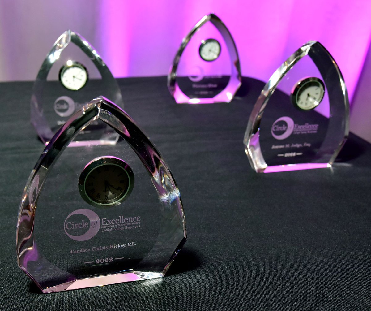 BarryIsettAssoc's tweet photo. The @LVB_com held the 2022 Women of Influence awards ceremony on May 4th at DeSales University. Candace Hickey, PE, Isett's Geotechnical Department Head, was recognized in the Circle of Excellence. Congratulations to all the honorees! #team #award #workingatisett https://t.co/wTf0rF2cHJ