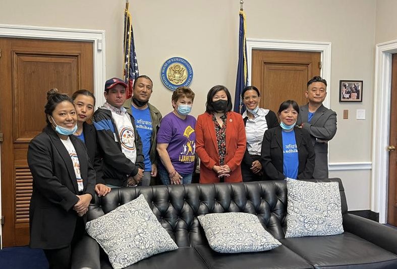 adhikaar's tweet photo. Thank you @Grace4NY for sitting down with our NY Nepali TPS members and staff to hear about why #tpsjustice and permanent residency is more important than ever NOW.
#beyondtemporary #wearehome https://t.co/XdAzfOGJeB