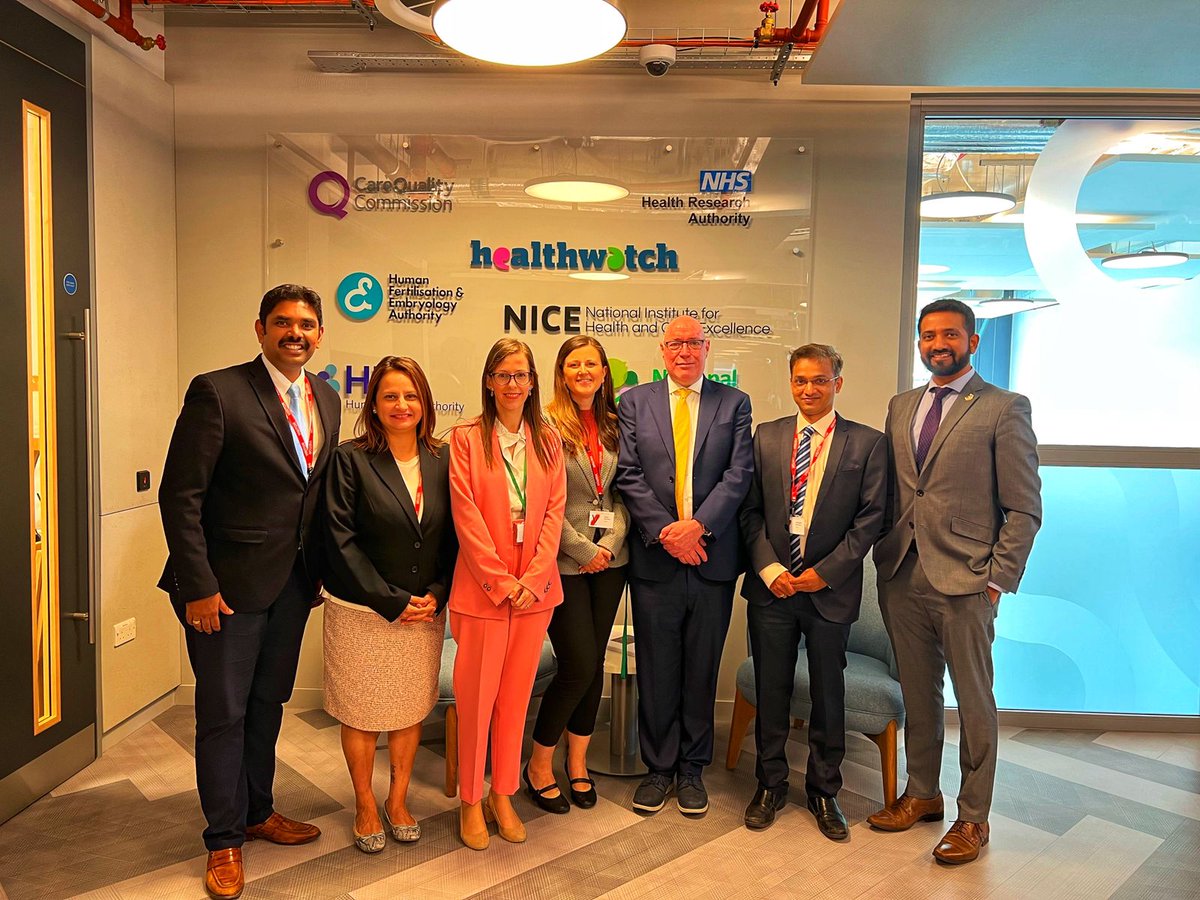 Excellent meeting with <a href="/NICEComms/">NICE</a> #london to kick start what seems to be a positive step forward for diabetic retinopathy in #India with major stakeholders agreeing to be part of 
@teamihope2020 vision and focus which <a href="/UKinIndia/">UK in India🇬🇧🇮🇳</a> are proud to be part  <a href="/IHOPENarayanan/">Raja Narayanan</a> <a href="/antonvipin/">Anthony Vipin Das</a>