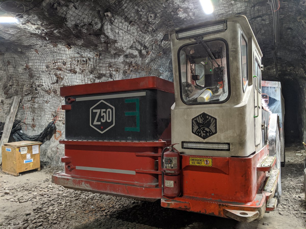 MA_BC's tweet photo. #changingmines. @NewcrestMining's Brucejack Mine is replacing its diesel underground haul truck fleet with a fleet of zero-emissions battery electric haul trucks. This will significantly reduce the mine’s diesel consumption and replace it with low-carbon hydro-electric power. https://t.co/gQWhpZnmJc