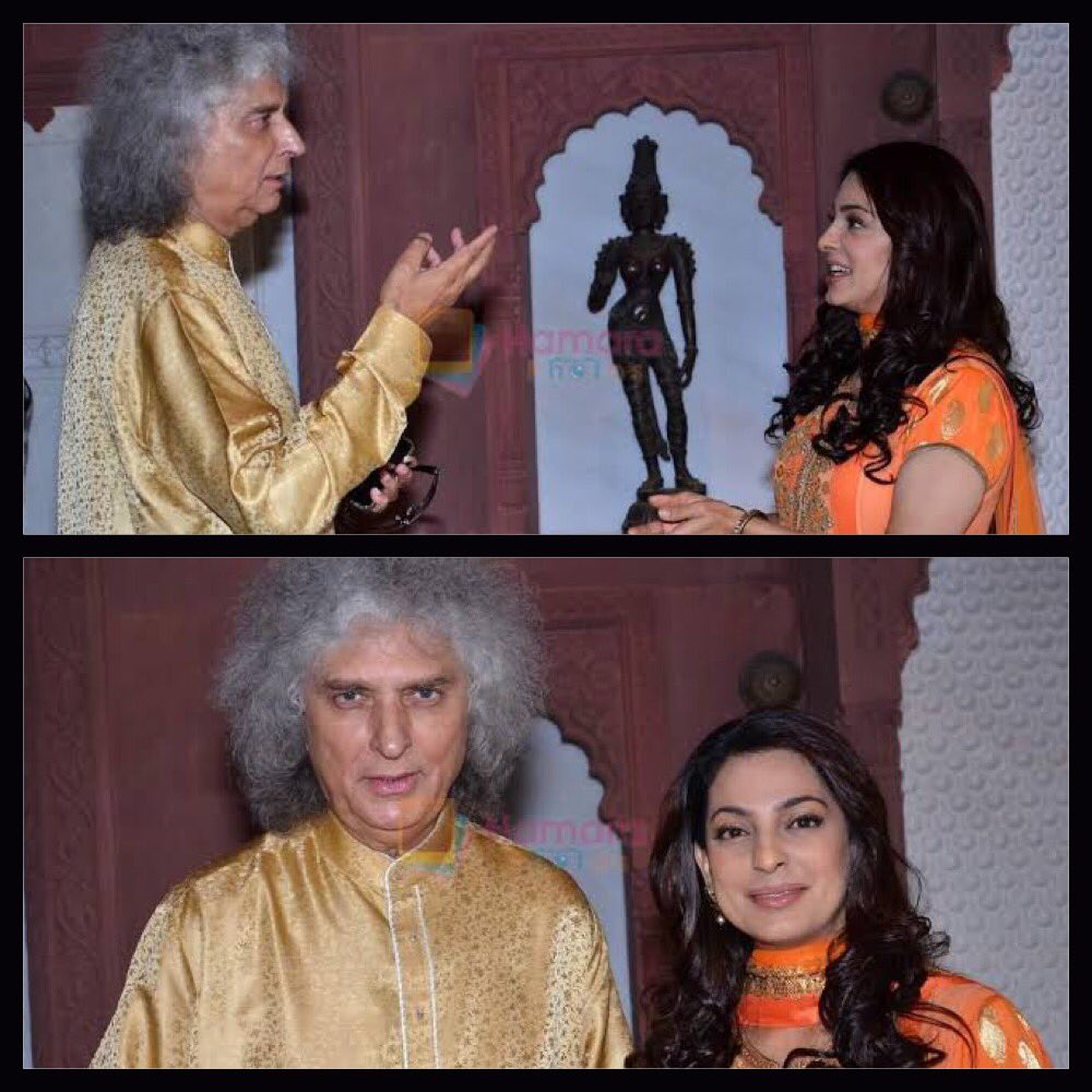 iam_juhi's tweet photo. Couple of years ago , had the honour of hosting Shiv ji at home before his concert. https://t.co/HBeiblHgf0