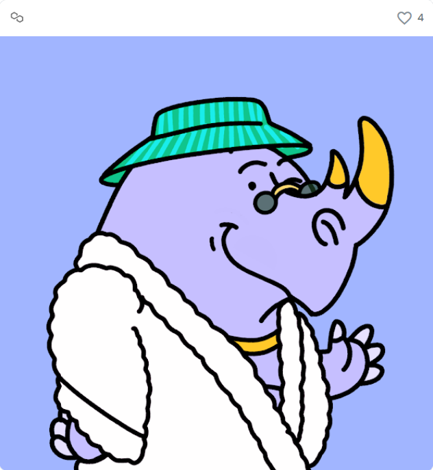 rhinoleaguenft's tweet photo. The #bathrope #rhino Chill AF!
#therhinoleague #PolygonNFTs #Chillout https://t.co/bkfJLGoPiB