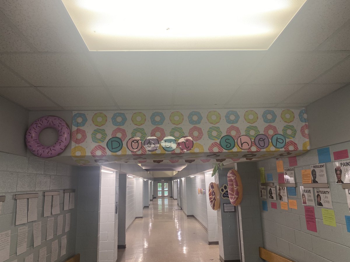 jrjagteacher's tweet photo. Donut week sure was SWEET! Scholars enjoyed reading fiction and non fiction texts about donuts! Vocab, comprehension, character traits, antonyms and synonyms were reviewed! #donuts #readingissweet #eogprep @YESjrjags @foutsteacher @karidupreefcs https://t.co/82EVCq38R0
