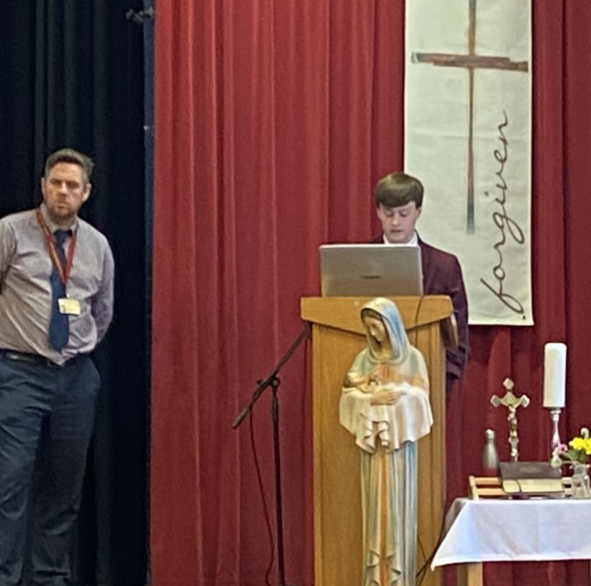 Well done &amp; thank you for your service Seb. SJH Head Boy